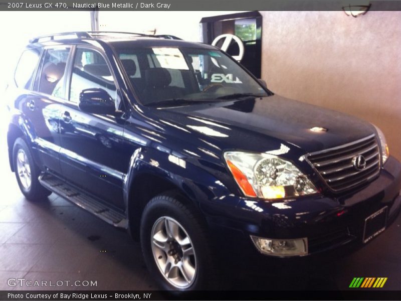Nautical Blue Metallic / Dark Gray 2007 Lexus GX 470