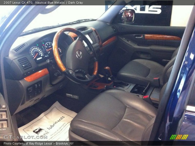 Nautical Blue Metallic / Dark Gray 2007 Lexus GX 470