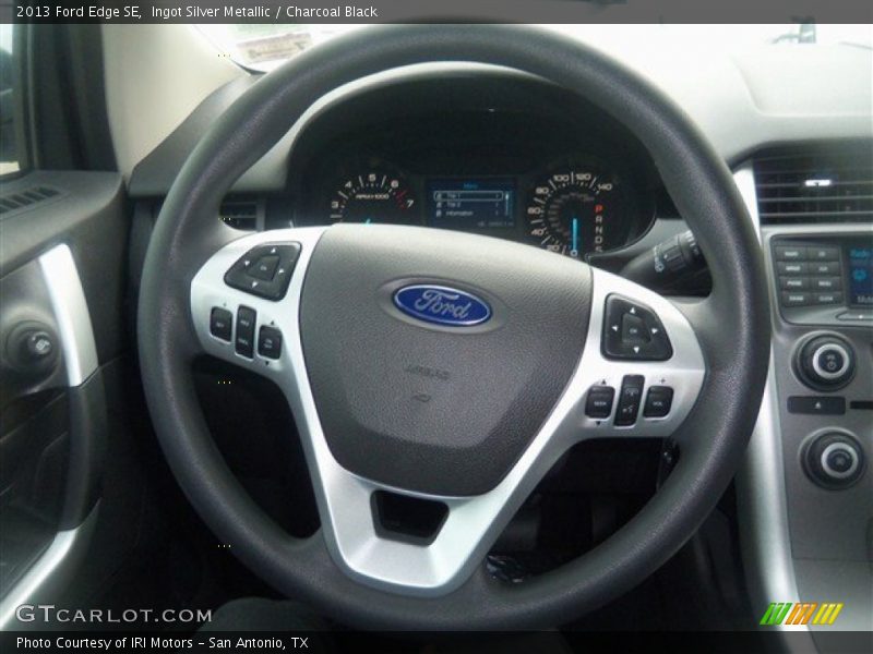 Ingot Silver Metallic / Charcoal Black 2013 Ford Edge SE