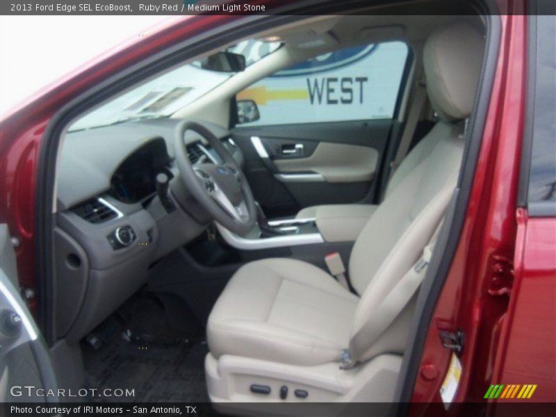 Ruby Red / Medium Light Stone 2013 Ford Edge SEL EcoBoost