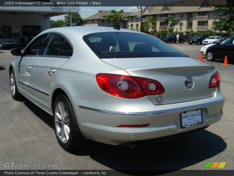 White Gold Metallic / Black 2009 Volkswagen CC Luxury