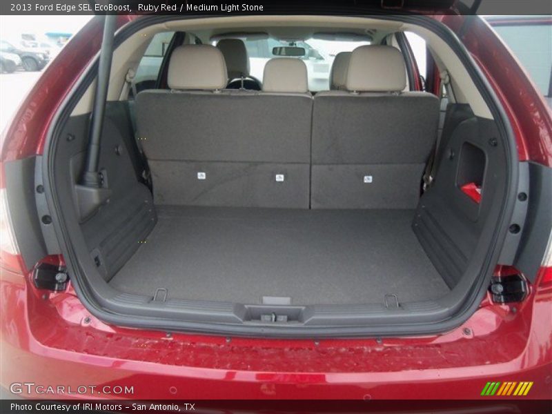 Ruby Red / Medium Light Stone 2013 Ford Edge SEL EcoBoost