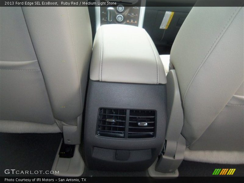 Ruby Red / Medium Light Stone 2013 Ford Edge SEL EcoBoost