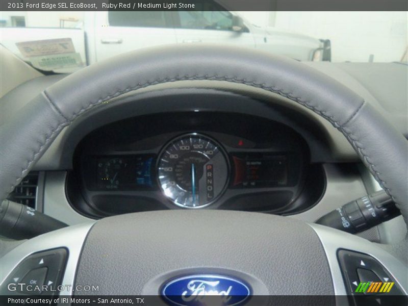 Ruby Red / Medium Light Stone 2013 Ford Edge SEL EcoBoost