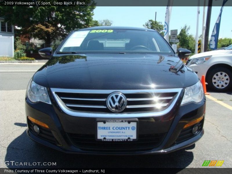 Deep Black / Black 2009 Volkswagen CC Sport