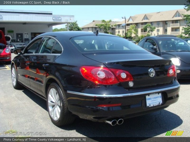 Deep Black / Black 2009 Volkswagen CC Sport