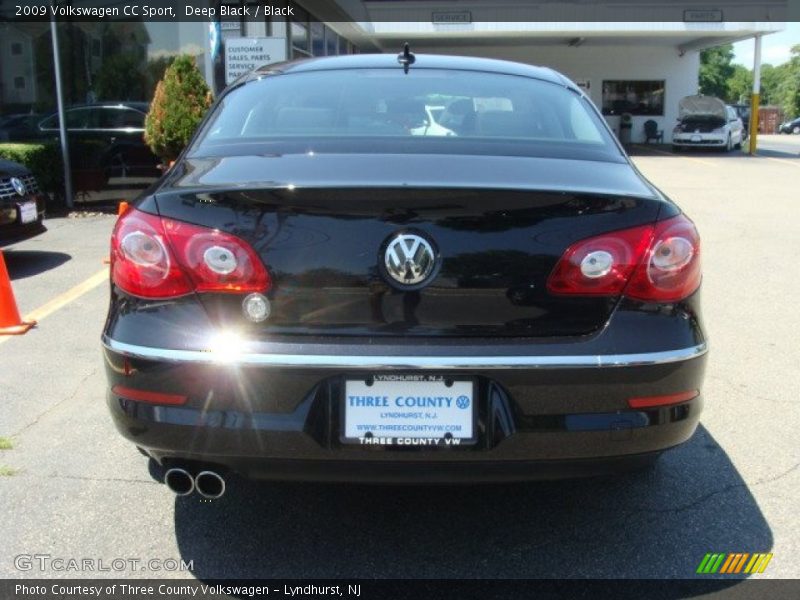 Deep Black / Black 2009 Volkswagen CC Sport