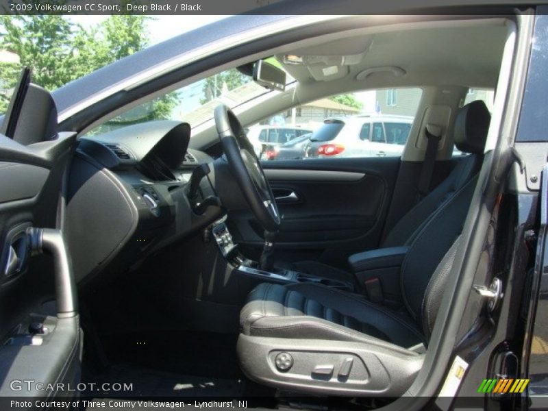 Deep Black / Black 2009 Volkswagen CC Sport
