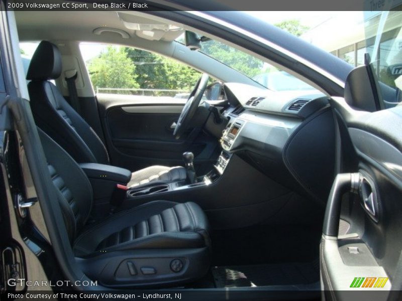 Deep Black / Black 2009 Volkswagen CC Sport