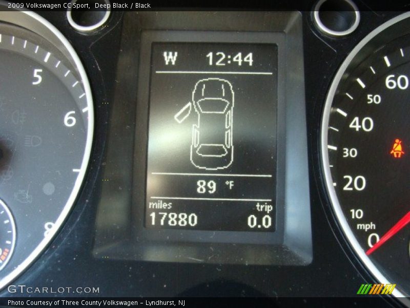 Deep Black / Black 2009 Volkswagen CC Sport