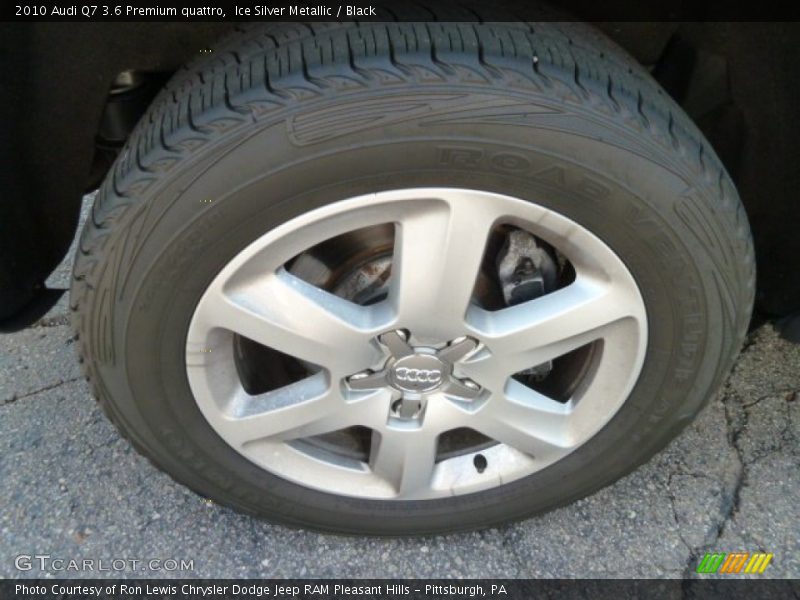 Ice Silver Metallic / Black 2010 Audi Q7 3.6 Premium quattro