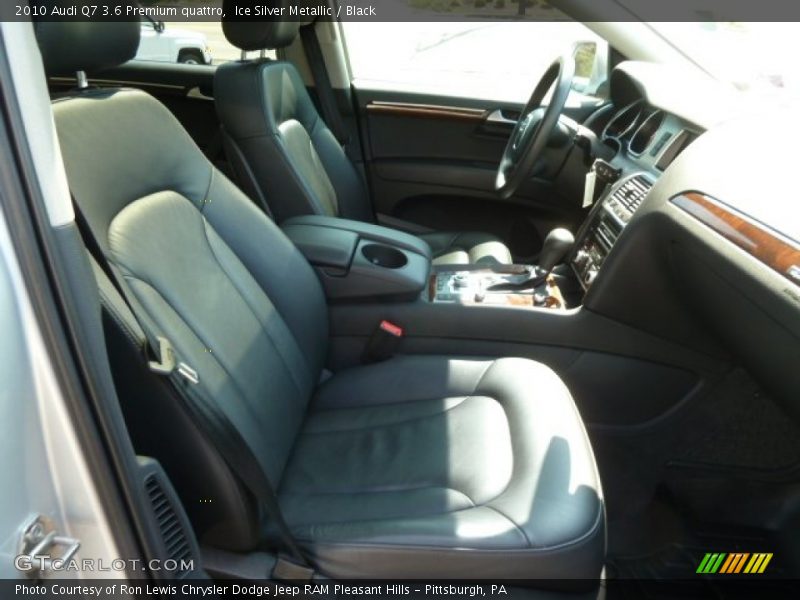 Ice Silver Metallic / Black 2010 Audi Q7 3.6 Premium quattro