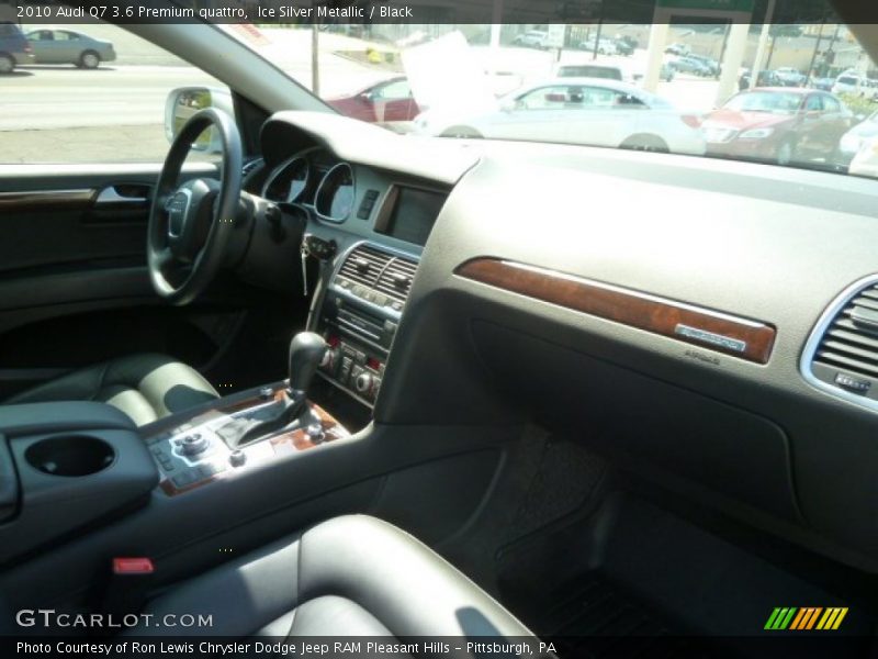Ice Silver Metallic / Black 2010 Audi Q7 3.6 Premium quattro