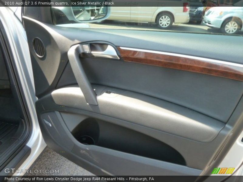 Ice Silver Metallic / Black 2010 Audi Q7 3.6 Premium quattro