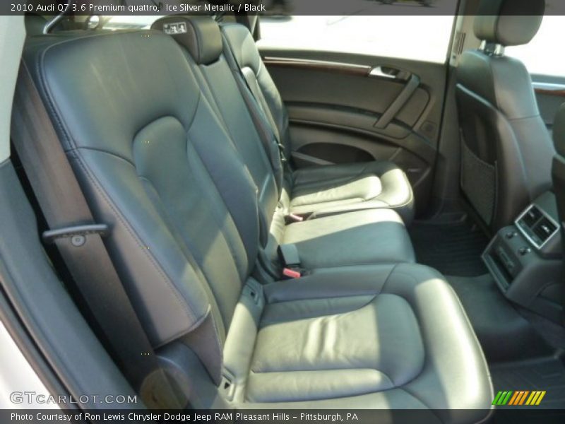 Ice Silver Metallic / Black 2010 Audi Q7 3.6 Premium quattro