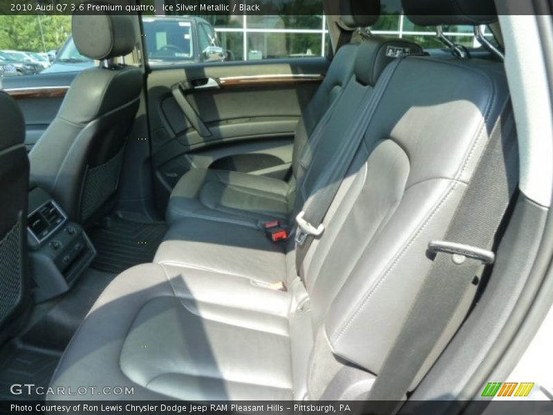 Ice Silver Metallic / Black 2010 Audi Q7 3.6 Premium quattro