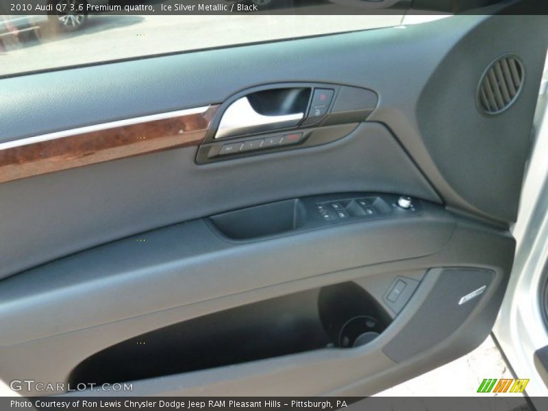 Ice Silver Metallic / Black 2010 Audi Q7 3.6 Premium quattro