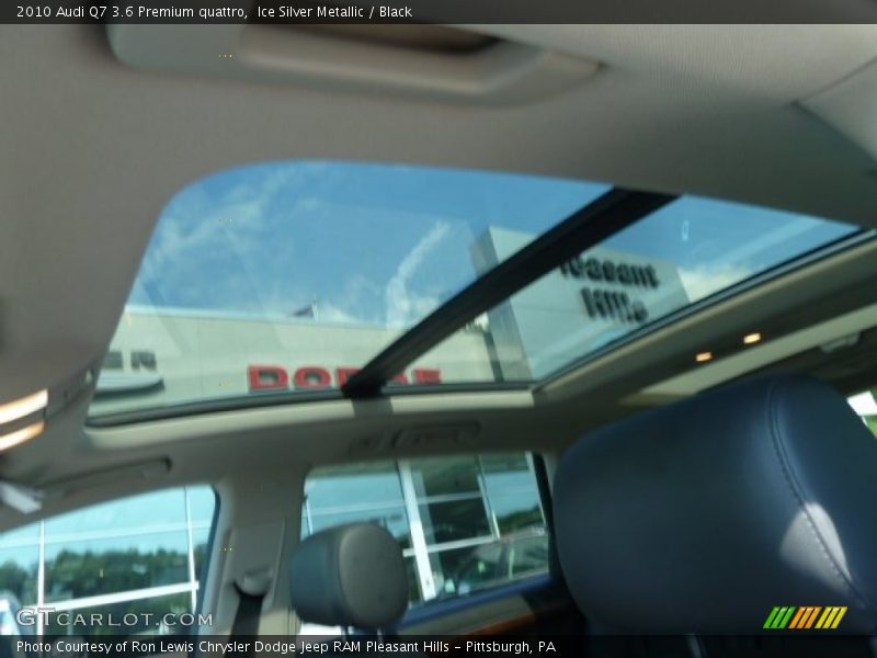 Ice Silver Metallic / Black 2010 Audi Q7 3.6 Premium quattro