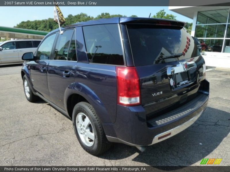 Deep Blue / Gray 2007 Saturn VUE Green Line Hybrid