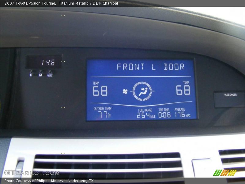 Titanium Metallic / Dark Charcoal 2007 Toyota Avalon Touring