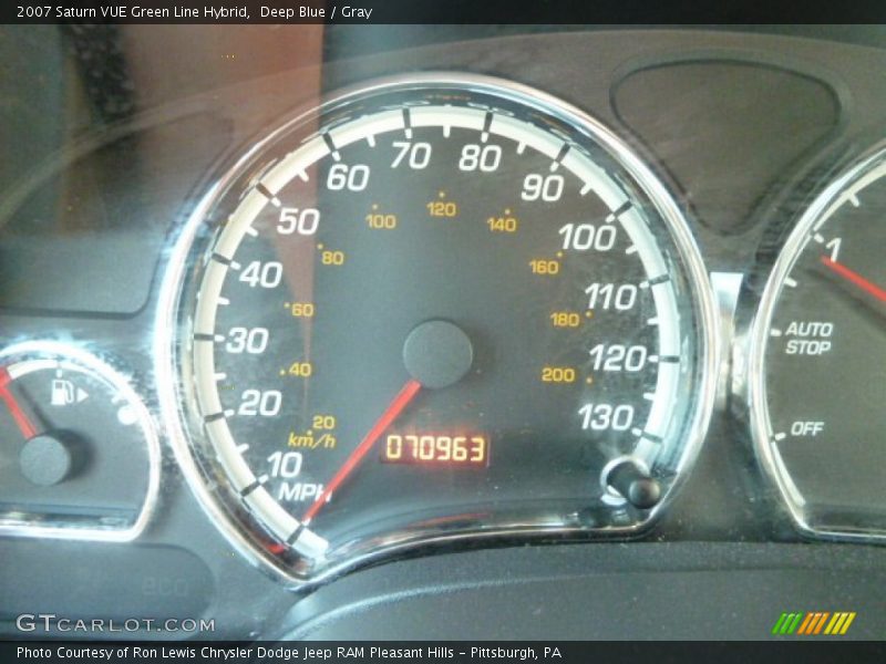 Deep Blue / Gray 2007 Saturn VUE Green Line Hybrid