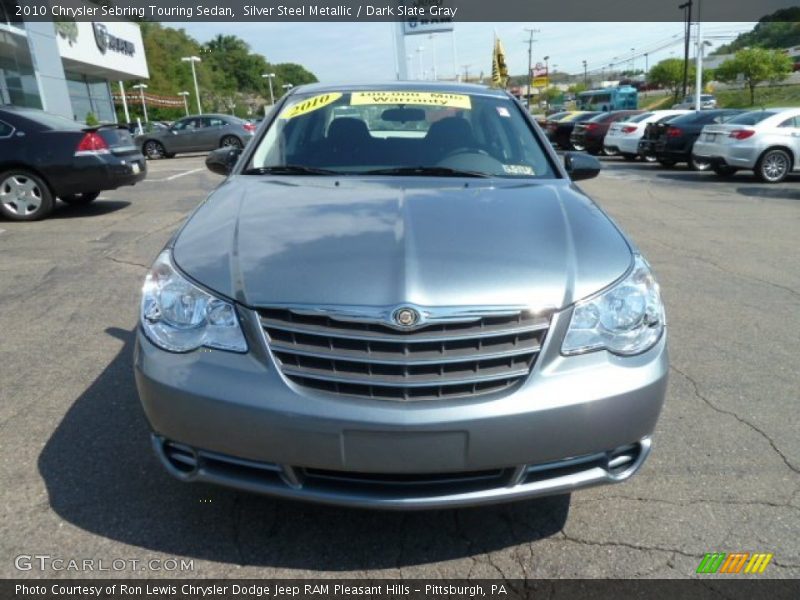 Silver Steel Metallic / Dark Slate Gray 2010 Chrysler Sebring Touring Sedan