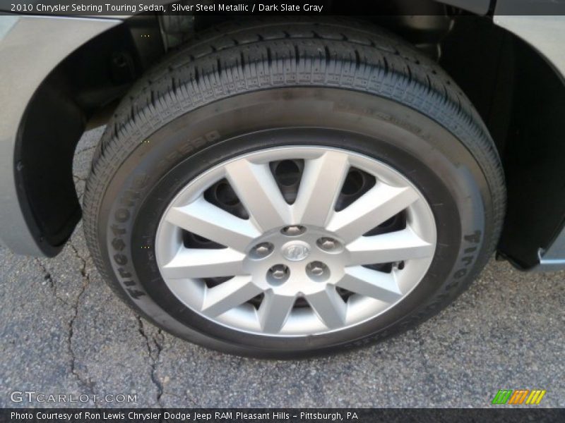 Silver Steel Metallic / Dark Slate Gray 2010 Chrysler Sebring Touring Sedan