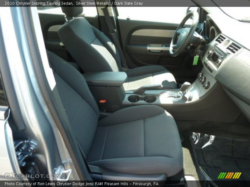 Silver Steel Metallic / Dark Slate Gray 2010 Chrysler Sebring Touring Sedan