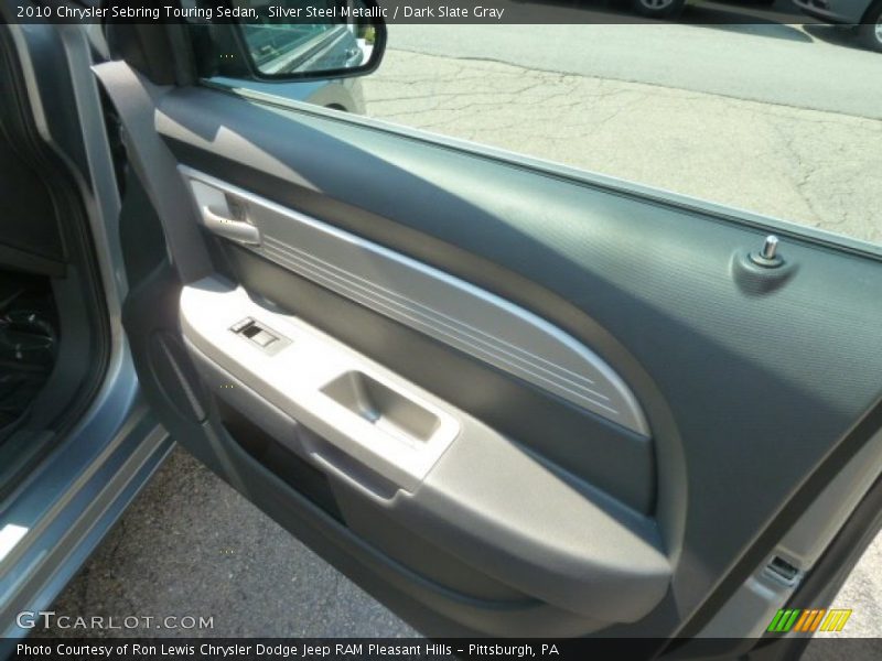 Silver Steel Metallic / Dark Slate Gray 2010 Chrysler Sebring Touring Sedan