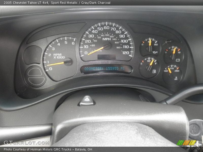 Sport Red Metallic / Gray/Dark Charcoal 2005 Chevrolet Tahoe LT 4x4