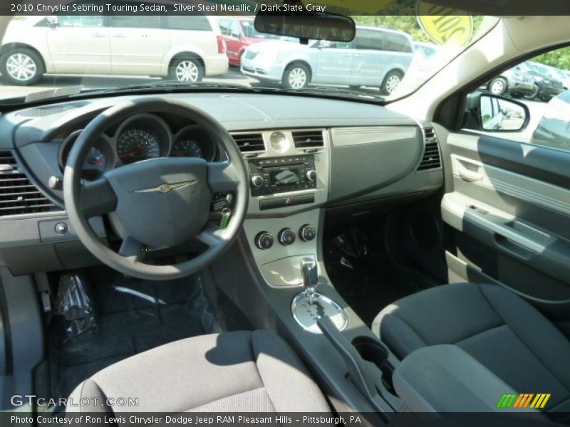 Silver Steel Metallic / Dark Slate Gray 2010 Chrysler Sebring Touring Sedan