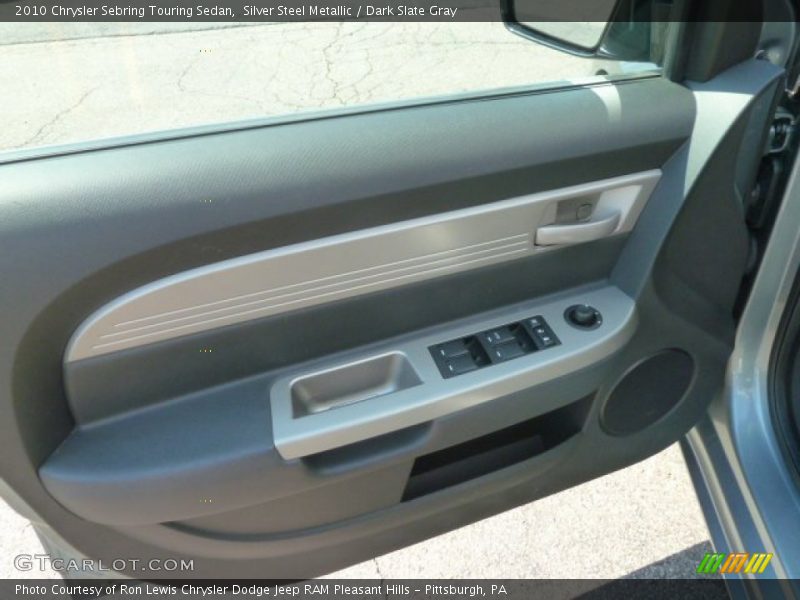 Silver Steel Metallic / Dark Slate Gray 2010 Chrysler Sebring Touring Sedan