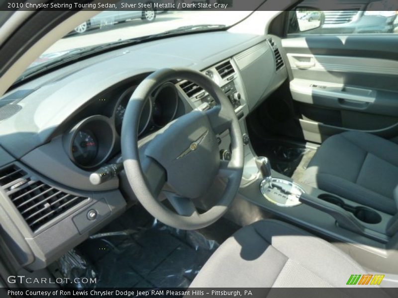 Silver Steel Metallic / Dark Slate Gray 2010 Chrysler Sebring Touring Sedan