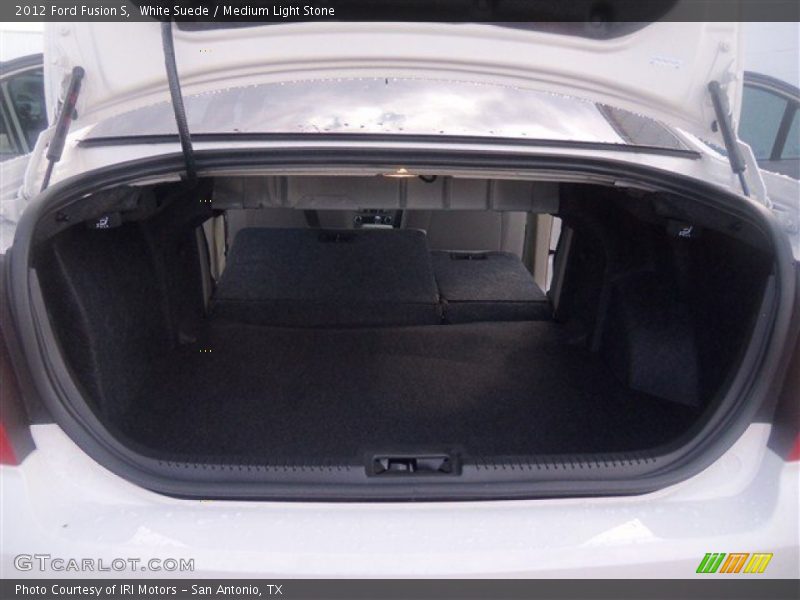 White Suede / Medium Light Stone 2012 Ford Fusion S