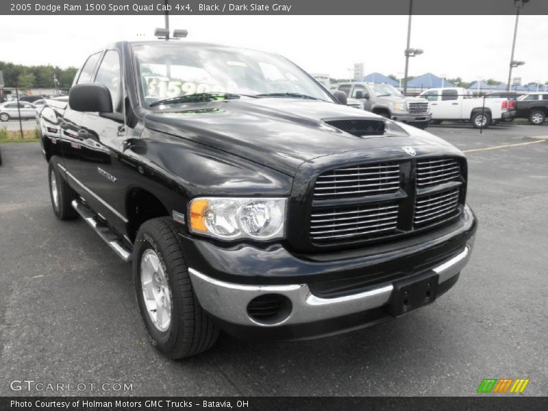 Black / Dark Slate Gray 2005 Dodge Ram 1500 Sport Quad Cab 4x4