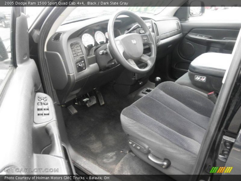 Black / Dark Slate Gray 2005 Dodge Ram 1500 Sport Quad Cab 4x4