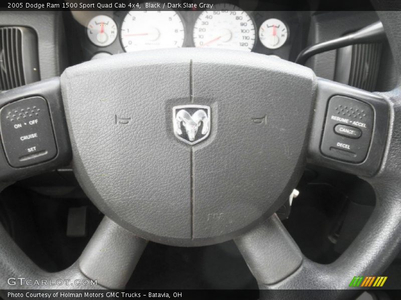 Black / Dark Slate Gray 2005 Dodge Ram 1500 Sport Quad Cab 4x4