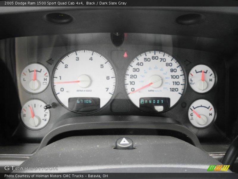 Black / Dark Slate Gray 2005 Dodge Ram 1500 Sport Quad Cab 4x4