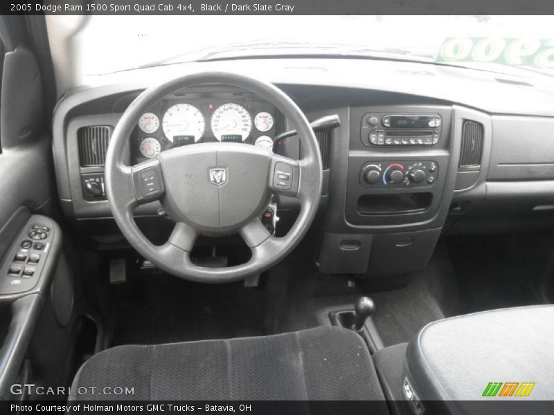 Black / Dark Slate Gray 2005 Dodge Ram 1500 Sport Quad Cab 4x4