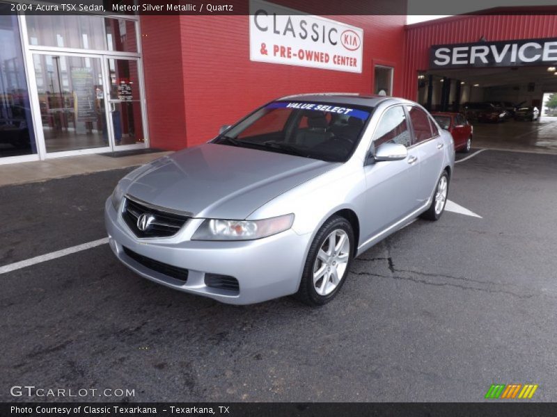 Meteor Silver Metallic / Quartz 2004 Acura TSX Sedan