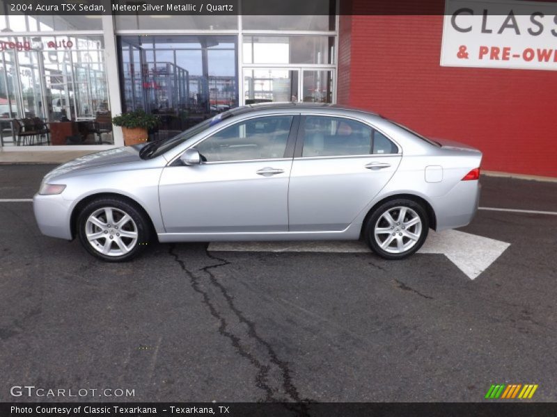 Meteor Silver Metallic / Quartz 2004 Acura TSX Sedan
