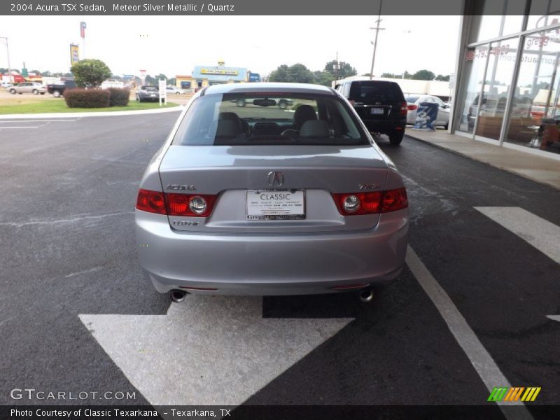 Meteor Silver Metallic / Quartz 2004 Acura TSX Sedan