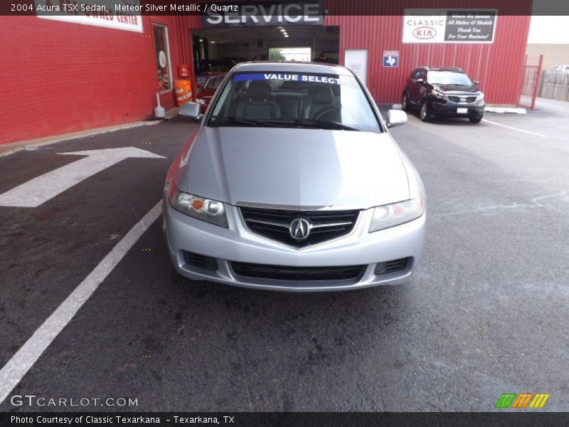 Meteor Silver Metallic / Quartz 2004 Acura TSX Sedan