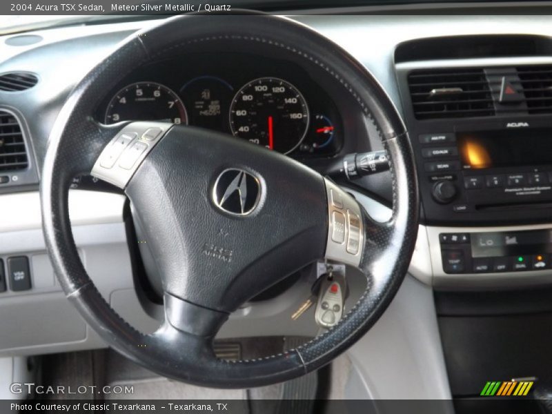 Meteor Silver Metallic / Quartz 2004 Acura TSX Sedan