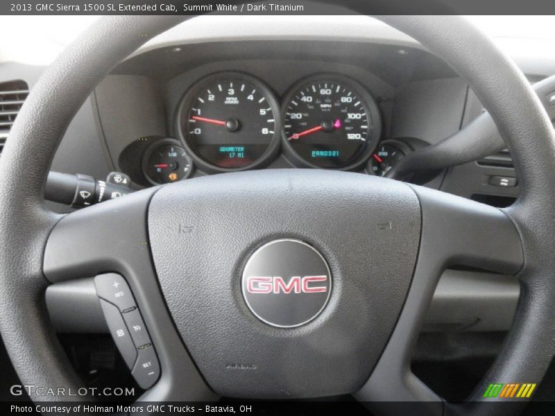 Summit White / Dark Titanium 2013 GMC Sierra 1500 SL Extended Cab