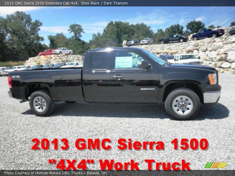 Onyx Black / Dark Titanium 2013 GMC Sierra 1500 Extended Cab 4x4