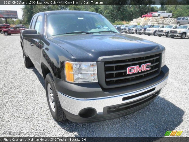Onyx Black / Dark Titanium 2013 GMC Sierra 1500 Extended Cab 4x4