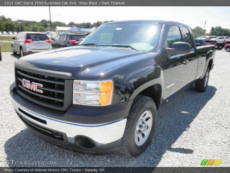 Onyx Black / Dark Titanium 2013 GMC Sierra 1500 Extended Cab 4x4
