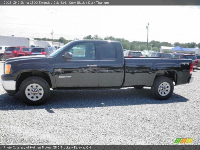 Onyx Black / Dark Titanium 2013 GMC Sierra 1500 Extended Cab 4x4