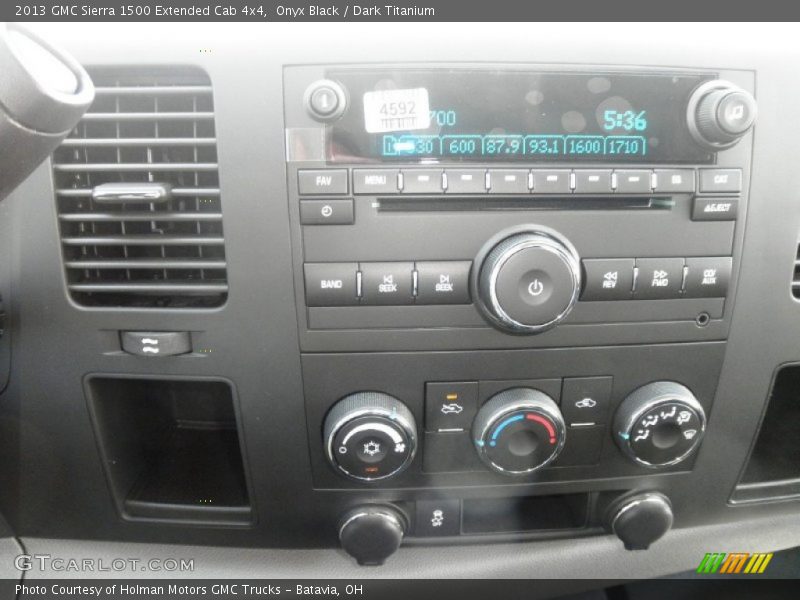 Onyx Black / Dark Titanium 2013 GMC Sierra 1500 Extended Cab 4x4